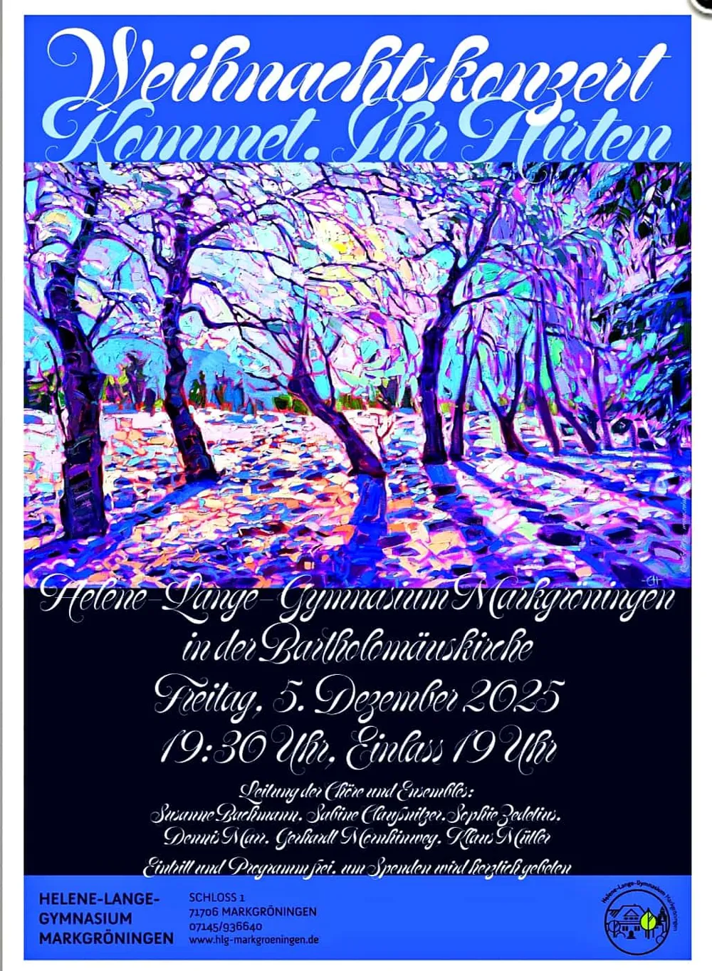 Weihnachtskonzert des Helene-Lange-Gymnasiums
